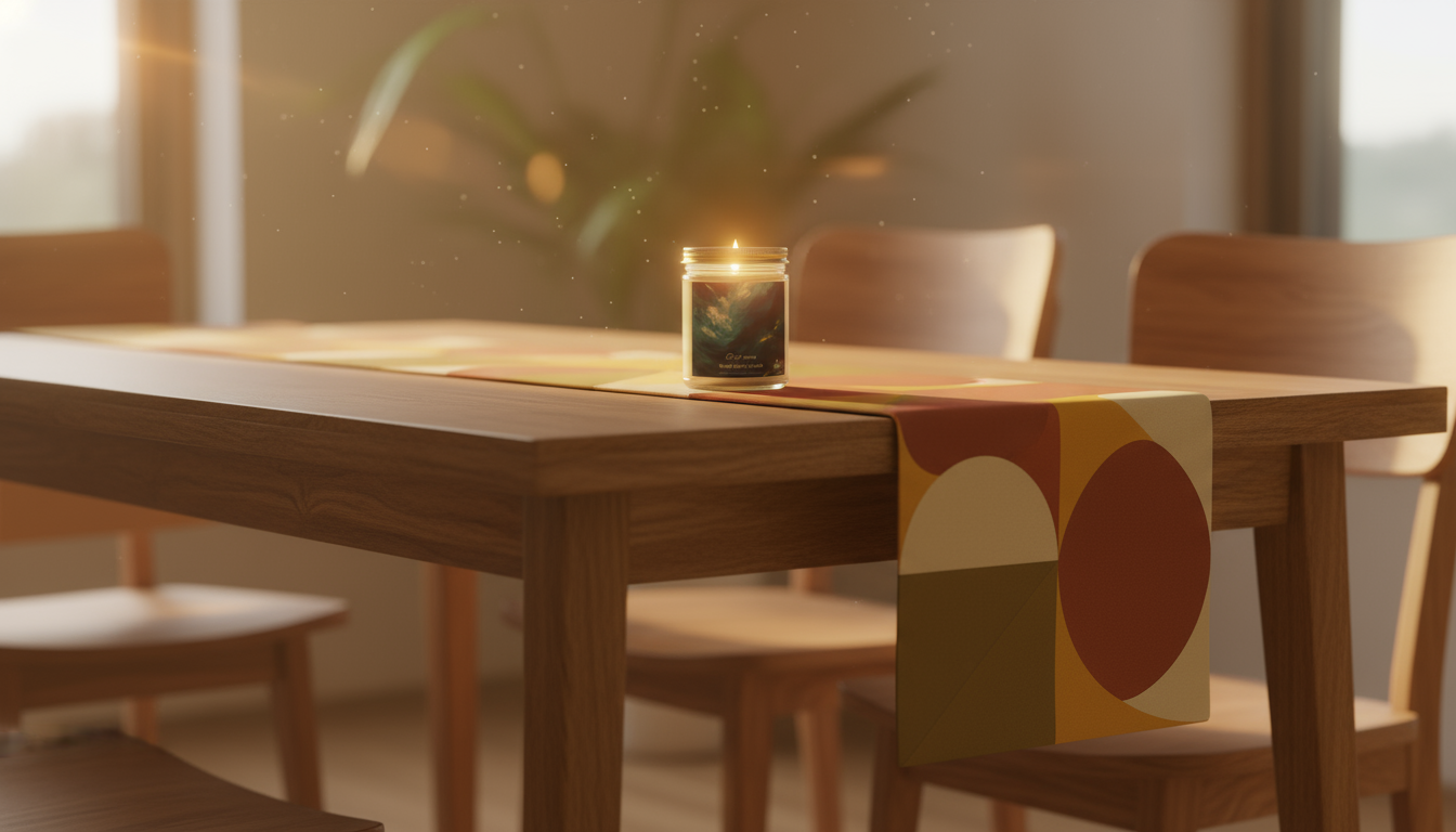 The Living Canvas | Art-Inspired Table Runner Collection for Modern Homes