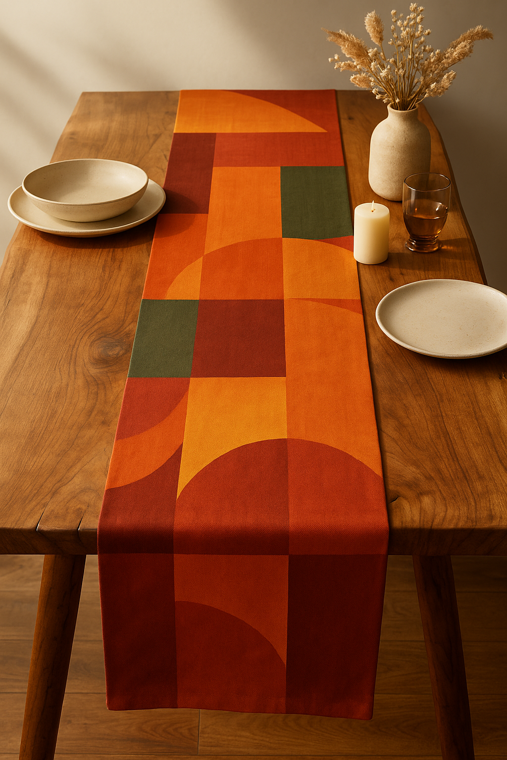 The Living Canvas | Art-Inspired Table Runner Collection for Modern Homes