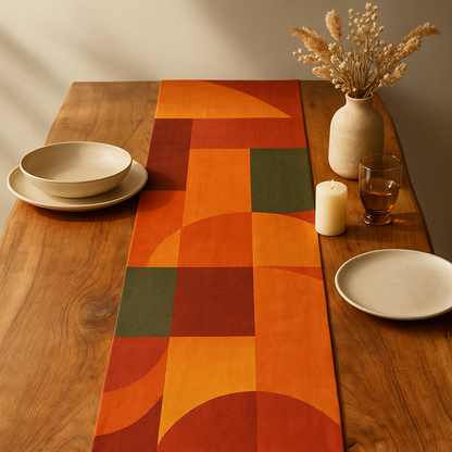 The Living Canvas | Art-Inspired Table Runner Collection for Modern Homes