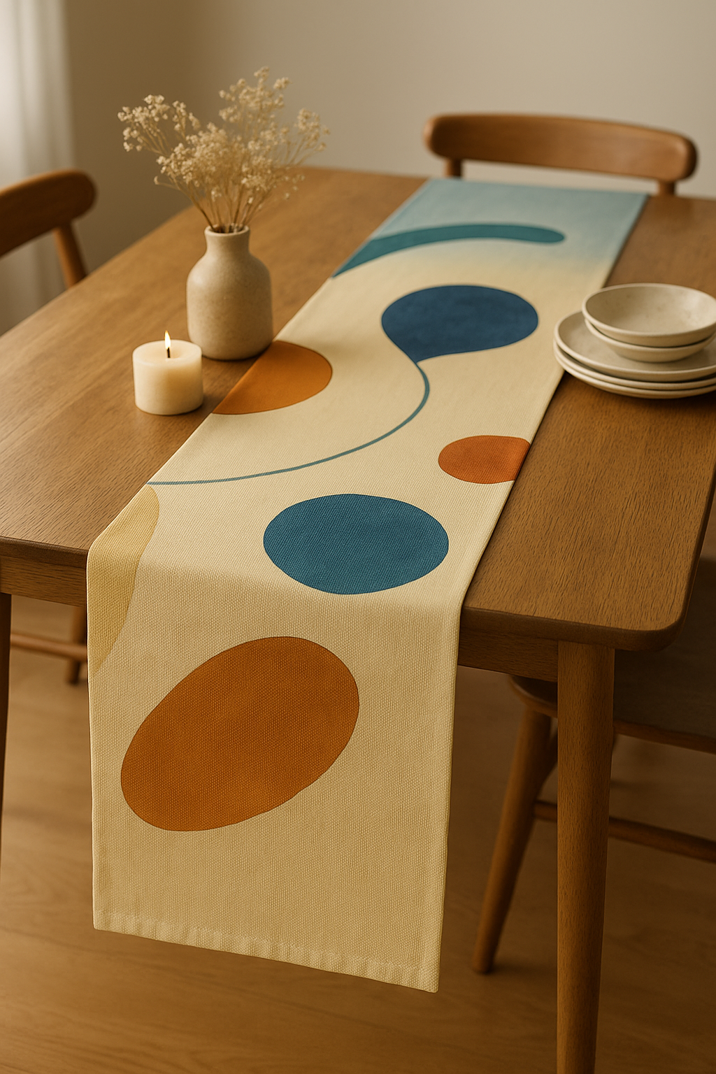 The Living Canvas | Art-Inspired Table Runner Collection for Modern Homes