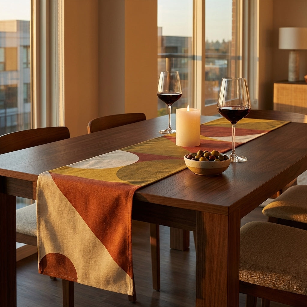 The Living Canvas | Art-Inspired Table Runner Collection for Modern Homes